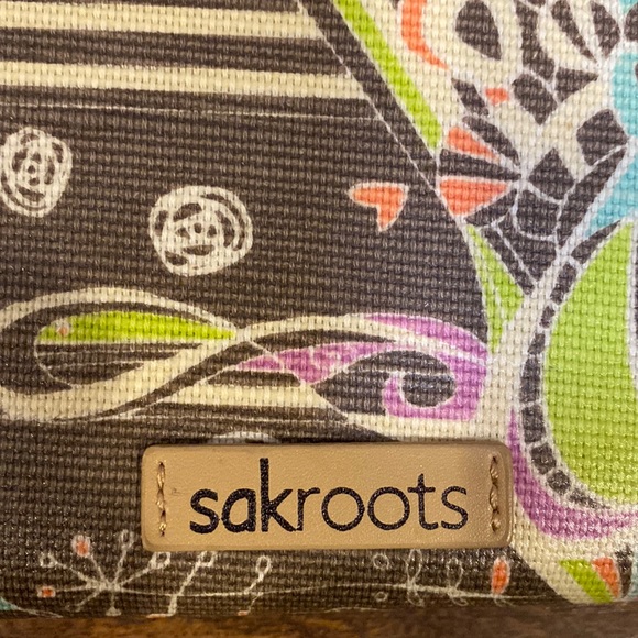 Sakroots | Slate Songbird Artist Circle Crossbody Clutch Purse-NWOT - Picture 7 of 16